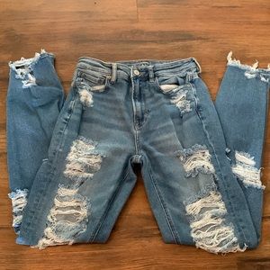 American Eagle ripped jeans